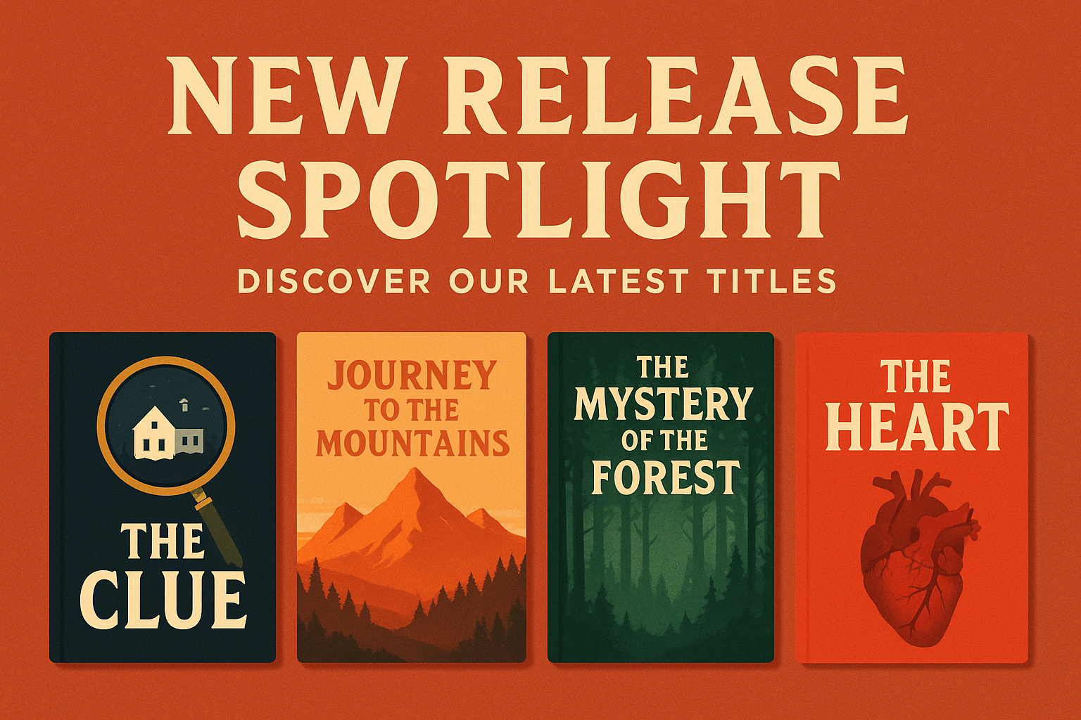New Release Spotlight: Discover Our Latest Titles